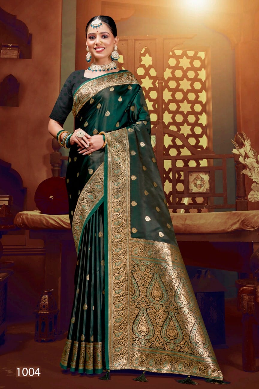 Royal Queen Vol 6 By Saroj Designer Soft Satin Silk Sarees Wholesale Online
